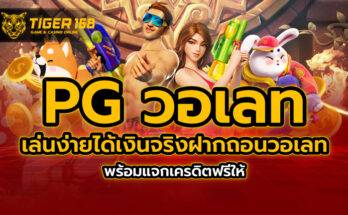 pg วอเลท เล่นง่ายได้เงินจริง ฝากถอนวอเลท พร้อมแจกเครดิตฟรีให้